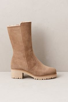 Women’s Ines Shearling-Lined Leather Boots | Overland Sheepskin Ankle Boots With Suede Lining, Winter Boots With Suede Lining And Shearling Material, Leather Clothing, Sorry For The Inconvenience, Promo Gifts, Sheepskin Slippers, Sheepskin Coat, Sheepskin Rug, Beautiful Boots