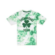 Saint Patrick's Day Green Tye-Dye Boys T-Shirt Nwt Size Medium (8) For The Lucky Boy In Your Life! He Can Get Festive On St. Patty’s Day With This Short Sleeve T-Shirt Featuring A Fun Graphic Print And A Classic Crewneck Design. Crafted In Cotton-Blend Fabric, This Boys’ Tee Is The Perfect Top To Celebrate St. Patrick’s Day And Wear Beyond Along With His Favorite Jeans, Joggers Or Shorts! * Material: 60% Cotton/40% Polyester * Care: Machine Washable * Country Of Origin: Imported * Neckline: Crew Lucky Boy, Armor Shirt, Jeans Joggers, Toddler Top, Crewneck Design, Saint Patrick's Day, Tiger T Shirt, Green Tie, St Pattys Day