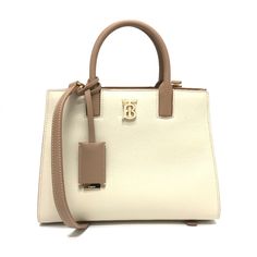 Used Burberry 8072522 2way Bag Shoulder Bag Crossbody Hand Bag White X Beige Goldhardware (Sku: Gz109m5) === General === Brand : Burberry Line : Model : 8072522 Mpn : Country Of Origin : === Design === Type : Handbag Material : Leather Color : White Gender : Women === Size === Size : 21cm X27cm X8cm/8.3 X10.6 X3.1w27cmxh21cmxd8cm/W10.6xh8.3xd3.1inch Handle: 10.6inch / 27cmshoulder Longest: 44.1inch / 112cmthe Width Is Measured At The Bottom. The Center Is Measured For The Height. Weight : === Co Burberry Models, Hand Measurements, Bag Model, Burberry Handbags, Accessories Storage, Burberry Bag, Bag Shoulder, White Bag, Leather Accessories