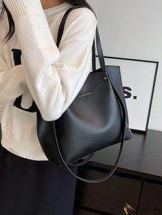 Bird in Bag - Womens Casual Minimalist Personalized Capacity New Shoulder Tote Bag, Perfect for Daily, Date, Commuting, School and Gift Womens Casual, Shoulder Tote Bag, Bird In Bag, Womens Tote, Shoulder Tote, Leather Coat, Womens Tote Bags, Leather Women, Pu Leather