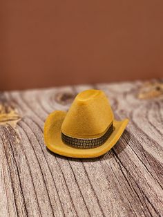 Yeehaw! Elevate your proposal or gift-giving with our unique Cowboy Hat Felt Ring Box. Perfect for the Western enthusiast or anyone who loves a touch of rustic charm, this handcrafted ring box is shaped like a miniature cowboy hat and adds a playful yet sophisticated twist to your special moments. 🤠 Adjustable Gold Hats For Gifts, Adjustable Gold Hats As Gift, Adjustable Brown Mini Hat As Gift, Adjustable Brown Mini Hats As Gift, Adjustable Brown Mini Hats As Gifts, Vintage Adjustable Hat Bands As Gift, Adjustable Brown Hat For Gift, Farm Proposal, Cowboy Hat Ring