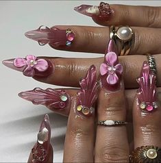 #nails #naildesign #nailart #nailsoftheday #summer2024 3d Nail Designs, Spring Acrylic Nails, Little Rock Arkansas, Drip Nails, Shine Nails, Basic Nails, French Acrylic Nails, Pretty Gel Nails