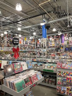 a large store filled with lots of magazines