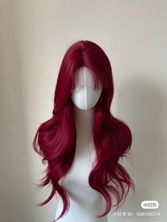 Red Hair Styles, Red Hair Outfits, Ariel Hair, Wine Red Hair