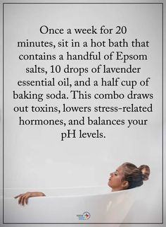 Bath Detox, Sup Yoga, Natural Health Remedies, Self Care Activities, Health Info, Health And Beauty Tips, Health Facts, Health Remedies, Body Health