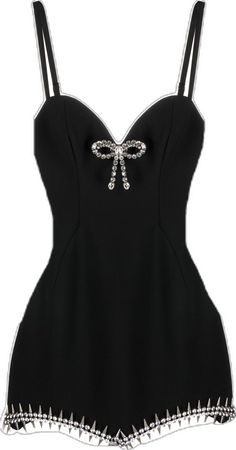 Elegant Mini Dress With Bow For Black-tie Events, Formal Sleeveless Mini Dress With Rhinestones, Elegant V-neck Mini Dress With Bow, Glamorous Sleeveless Dress For Black-tie Events, Mini Dress Black, Mini Black Dress, Dress Black, Black Dress, Mini Dress