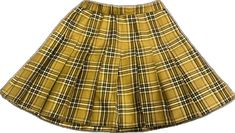 Yellow Mini Skirt For School, Yellow Pleated School Skirt, Yellow Pleated Skirt For School, Trendy Yellow School Bottoms, Yellow Pleated Casual Skort, Casual Yellow Pleated Skort, Trendy Yellow Bottoms For School, Trendy Yellow School Skirt, Trendy Yellow Skirt For School