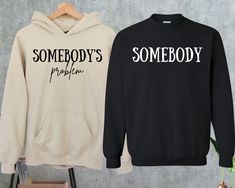 Matching Hoodies For Couples, Hoodie Couple, Cute Couple Shirts, Matching Hoodies, Funny Couple, Cute Couple Gifts, Couples Sweatshirts, Matching Sweatshirts