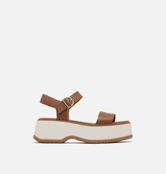 DAYSPRING™ Ankle Strap Women's Platform Sandal | SOREL Casual Chunky Platform Sport Sandals For Spring, Casual Sport Sandals With Chunky Platform And Ankle Strap, Women Platform Sandals, Sandals Wedges, Nude Sandals, Flatform Sandals, Womens Sandals Wedges, 90s Inspired, Slingback Heel