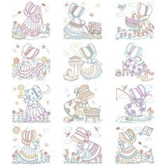 embroidery designs for baby's clothes and accessories