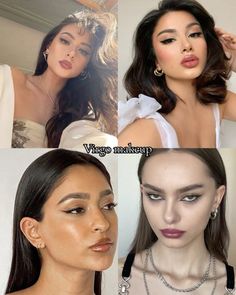 Makeup ideas Virgo Makeup, True Winter Makeup, Clear Glowing Skin, Makeup Tut, Photoshoot Makeup, Winter Makeup, Makeup Guide