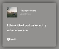 a quote from the founder of spotify that reads, i think god put us exactly where we are