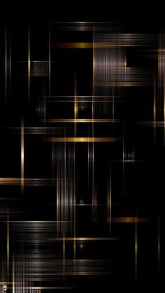 an abstract black and gold background with lines