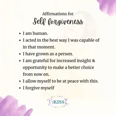 an affirmation for self - righteousness