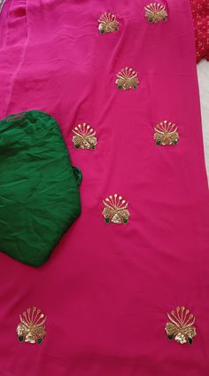 Butti Work Embroidery, Bridal Blouses, Lace Costume, Embroidery Suit, Plain Saree