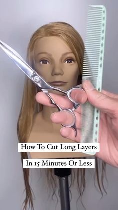 Diy Hair Layers, Diy Haircut Layers, Easy Fall Hairstyles, Braid For Beginners, Wavy Hair Diy, Cut Hair At Home, Hair Cut Guide, Shaggy Long Hair, Haircuts For Long Hair With Layers