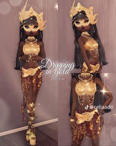 Fansty Outfit Dress To Impress, Your Culture Dress To Impress America, Dti Outfit Dripping In Gold Theme, Di Dripping In Gold, Dress To Impress Dripping In Gold Theme, Dripping In Gold Outfit, Dress To Impress Ariana Grande, Favourite Item Dress To Impress