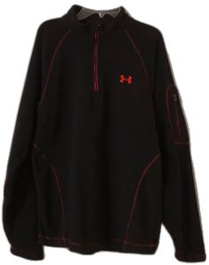 Sporty Long Sleeve Fleece Jacket With Zip Fly, Sporty Black Fleece Jacket For Hiking, Black Half-zip Fleece Jacket For Fall, Sporty Black Half-zip Fleece Jacket, Black Half-zip Outerwear For Hiking, Black Half-zip Hiking Outerwear, Winter Hiking Black Tops, Black Half-zip Fleece Jacket For Outdoor, Black Half-zip Outdoor Fleece Jacket