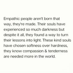 Awaken Healers on Instagram: “Tag every empath around 🧡😘 @empaths_oldsouls_introverts” Being Empathic Quotes, Two Empaths In Love, Highly Empathetic People, Quotes About Empaths, Quotes About Being An Empath, Quotes For Empaths, Empath Quotes Highly Sensitive, Empath Abilities Quotes, Dark Empath Traits