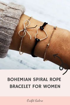 Experience the allure of boho chic with our Spiral Rope Bracelet . Every spiral, a journey into the world of bohemian fashion. Crafted for women who embrace individuality . Limited edition! Hurry, visit our website and grab your piece of art!