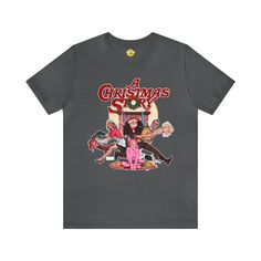 Transport yourself to the heartwarming nostalgia of the holiday season with our A Christmas Story Movie Poster T-Shirt. This classic tee, crafted on the comfortable Bella Canvas 3001, features the iconic movie poster from the beloved holiday film. The high-quality digital print captures the essence of the movie, making it the perfect addition to your festive wardrobe. Whether you're a longtime fan of A Christmas Story or simply adore holiday movie classics, this tee is a must-have. Embrace the charm and joy of this timeless film with our unique and stylish shirt. Make a statement this holiday season with a tee that pays homage to a Christmas favorite! #AChristmasStory #HolidayMovieTee #MoviePoster Key Features: Bella Canvas 3001 T-Shirt High-quality digital print A Christmas Story Movie Po Christmas Story Family Shirts, Christmas Story Christmas Shirts, Christmas Story T Shirts, Christmas Movie Tee Shirts, A Christmas Story Shirt, A Christmas Story Movie, Christmas Story Movie, Movie Classics, Movie Making