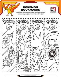 the pokemon coloring book is open and ready to be used for children's activities