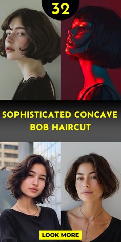 Choose from 32 stylish concave bob haircuts, each offering a fresh take on this classic cut, perfect for adding a touch of elegance to your everyday style.