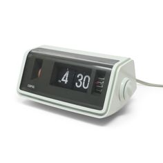 an alarm clock with four minutes left on it