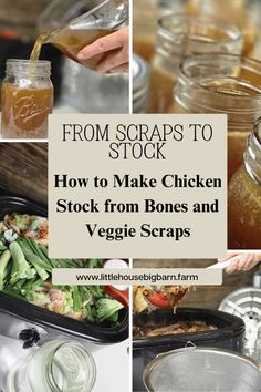 Chicken bones, carrot pieces, celery stalks, and onion scraps placed inside a crockpot, ready to be simmered into homemade chicken broth. What To Make With Homemade Chicken Stock, Making Chicken Stock From Bones, How To Make Chicken Stock From Bones, How To Store Homemade Chicken Broth, How To Make Chicken Broth From Bones, Homemade Chicken Stock From Bones, Making Chicken Broth From Bones, Diy Chicken Stock, How To Make Chicken Stock