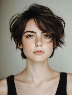 Choppy Pixie Bob, Short Haircuts For Oval Faces, Haircuts For Oval Faces, Choppy Bobs, Pixie Cut Round Face, Short Hair Cuts For Round Faces, Hairstyle For Chubby Face, Best Short Hairstyles, Short Shag Haircuts