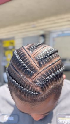 DIME 💫 | Symmetry 🖖🏾 ———————————————————————————————— #thedimeway . . . . . #barbershopconnect #blackhair #boxbraids #braider #braids... | Instagram Male Braid Styles, Box Braids For Men, Iverson Braids, Boys Curly Haircuts, Boyfriend Hair