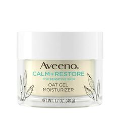 Nourish your sensitive, irritated, dry skin with Aveeno Calm + Restore Oat Gel Facial Moisturizer. Tested to be gentle on sensitive skin, this lightweight gel cream from a dermatologist-recommended skincare brand instantly soothes irritated, dry skin, replenishes its moisture barrier while strengthening skin's moisture barrier for long-term resilience. The hydrating gel cream continues to moisturize for 24 hours so even sensitive skin feels comfortable all day. Prebiotic oat helps soothe dryness Aveeno Moisturizer, Gel Face Moisturizer, Dermatologist Recommended Skincare, Moisturizer For Sensitive Skin, Cream Face, Best Moisturizer, Face Hydration, Moisturizer For Dry Skin, Gel Moisturizer