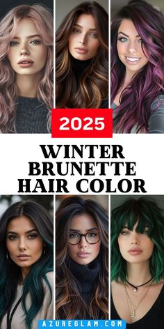 January 2025 is the perfect time to start fresh and give your hair a bold new look. From frosty blondes to cozy caramel hues, this month’s color trend... Hair Colour Ideas Money Piece, Hair Color Brown And Red, Winter Hair Highlights Brunettes, Dark Hair With Contrast, Chocolate Brown Hair Color With Money Piece, Medium Dark Hair Color Ideas, Hair Highlights For Fair Skin Tone, Winter Colors For Hair, Brunette Colors For Pale Skin