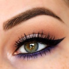 Prom and Pageant Makeup - Pageant Planet  The best makeup looks for your prom or pageant. #pageant #prom #makeup #prommakeup #pageantmakeup #eyeshadow #makeuplook Bottom Eyeliner, Pageant Makeup, Eyeliner Styles, Beauty Make-up, Purple Eyeshadow, Web Images