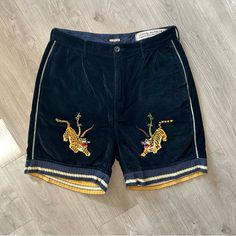 -Guaranteed Authentic -No Trades -Please Feel Free To Message Us With Any Questions Blue Gold, Mens Shorts, Color Blue, Feel Free, Feelings, Gold, How To Wear, Blue, Clothes