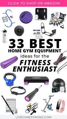 the best home gym equipment ideas for the fitness enthusiast click to shop on amazon in stores