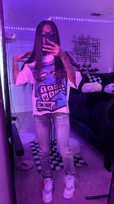 Glow In The Dark Outfits, Prettylittlething Outfits, 4s Outfit, Tomboyish Outfits, Cute Nike Outfits, Fasion Outfits