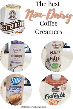 the best non dairy coffee creamers