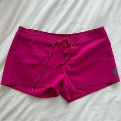 -Pink Roxy Women’s Board Shorts -Xs -Never Worn -Great Condition Pink Swim Trunks With Built-in Shorts For Beach Season, Pink Stretch Shorts For Poolside, Pink Short Swim Trunks For Sports, Casual Pink Swimwear With Built-in Shorts, Pink Stretch Swim Trunks For Beach Season, Pink Stretch Swim Trunks, Pink Stretch Swim Trunks Short Length, Pink Stretch Swim Trunks For Swimming, Pink Summer Shorts For Poolside