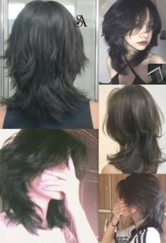 Wolfachting Hair, Short Shag Cuts For Thick Hair, Pretty Hair Cuts, Wolf Haircut, Short Hair Tomboy, Short Grunge Hair, Dyed Hair Inspiration, Hair Inspiration Short, Wolf Cut