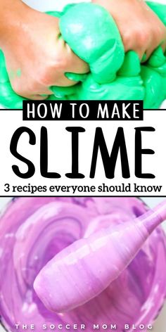 how to make slime 3 recipes everyone should know