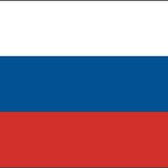 the russian flag is shown in red, white and blue with an orange stripe on it