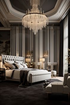 Bedroom Behance, Modern Luxury Bedroom, Grey Bedroom, Classic Bedroom, Gray Bedroom, Barndominium, My New Room, Luxurious Bedrooms, Interior Design Bedroom