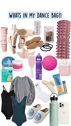 what's in my dance bag? i have no idea what to do with it