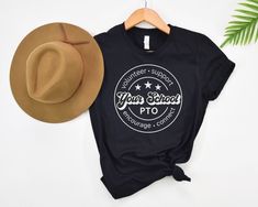 PTO/PTA Crew Shirt Custom Parent Teacher Organization - Etsy Pto Board, Pta Shirts, Parent Teacher Association, Parent Teacher, School Teacher Gifts, Teacher Organization, Parents As Teachers, Crew Shirt, High Quality T Shirts