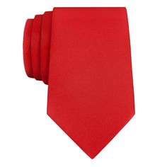 The KT Red necktie is the ultimate power tie. Convey intensity and determination in this solid red necktie. Classic Red Suit And Tie Accessories For Business, Red Standard Tie For Formal Occasions, Classic Red Neckwear With Ties, Red Formal Neckwear Standard Tie, Elegant Red Standard Tie, Red Standard Tie For Business, Red Standard Necktie, Classic Red Standard Tie, Red Business Tie