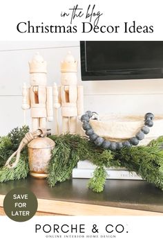 christmas decor ideas with text overlay that says, save the date and go on sale