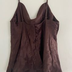 Satin Brown Cowl Neck Top, Never Worn Cowl Neck Top, Zara Tops, Cowl Neck, Zara, Womens Tops, Satin, Tank Tops, Women Shopping, Color