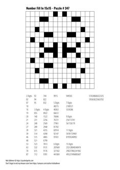 the crossword puzzle is shown in black and white, with numbers on each side