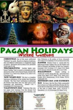 an advertisement for the holiday season with images of christmas decorations and other things in it